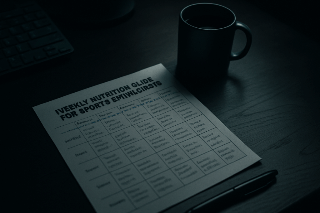 sports guide tweeklynutrition